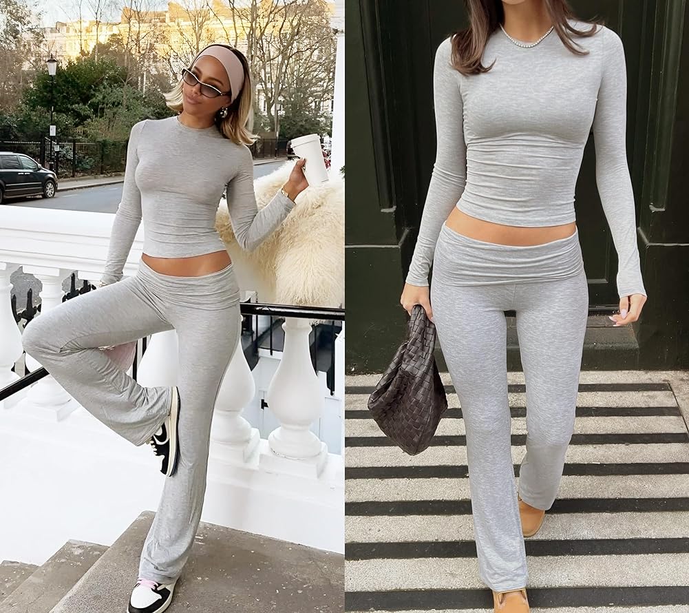 Streetwear Brand - Casual Workout Two Piece Outfits Long