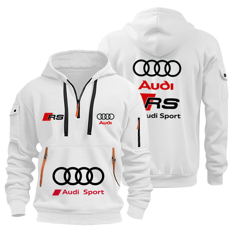 Streetwear Brand - Audi Brand Unisex Motorcycle Racing Hoodie