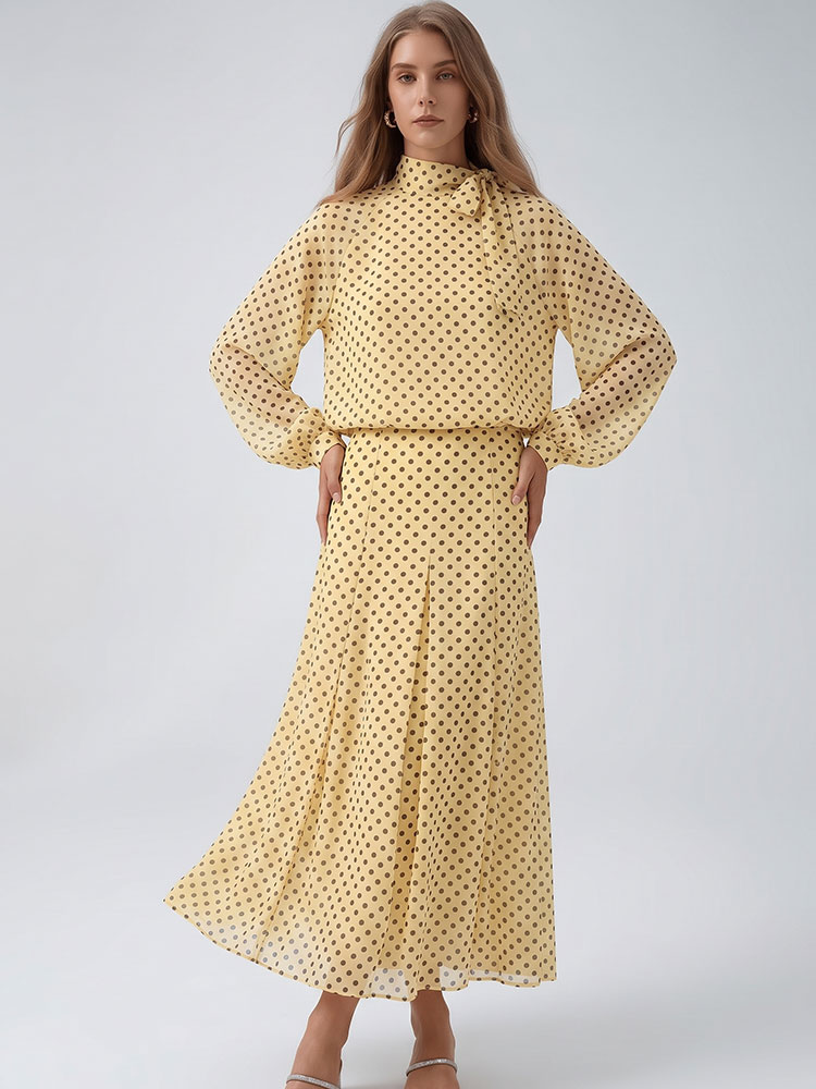 Streetwear Zipper - HH Vintage Womens Polka Dot Suit