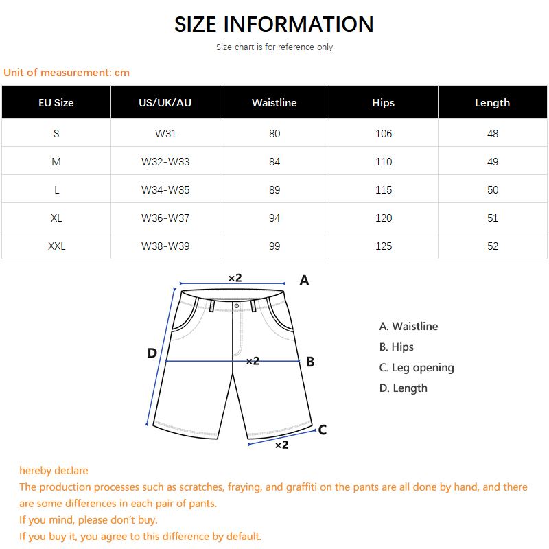 Hip-Hop Streetwear Men's Denim - Streetwear Brand Shorts recension och pris
