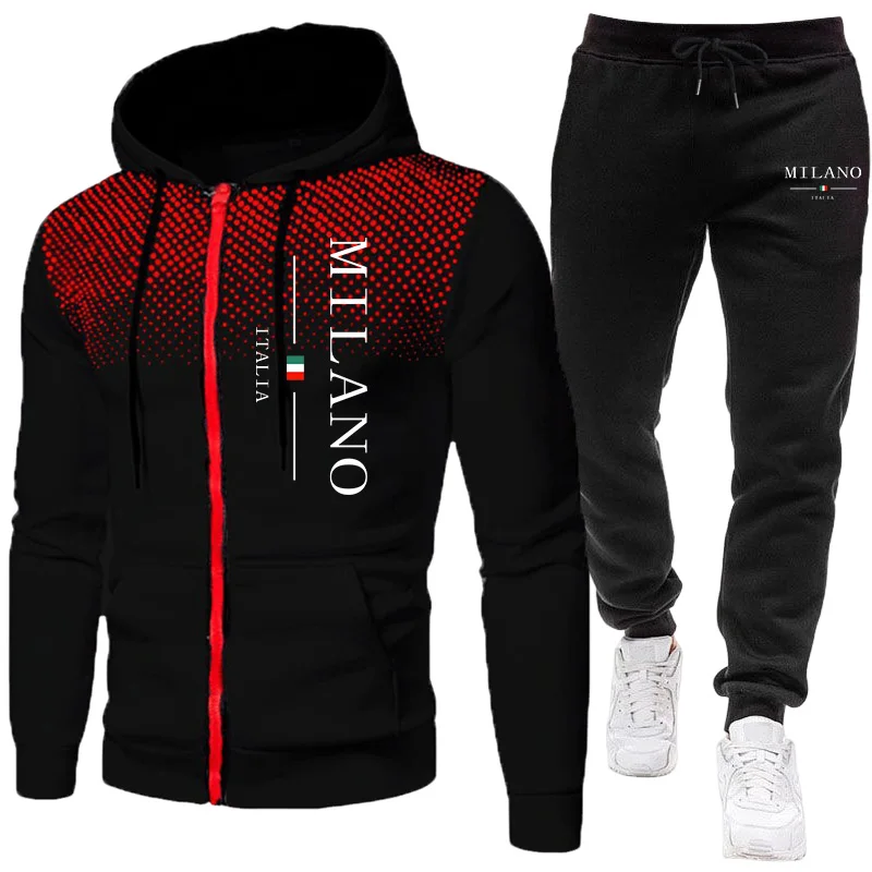 New Men's Jacket Tracksuit Cas - Streetwear Zipper recension och pris