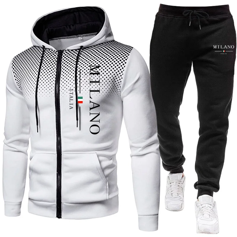 New Men's Jacket Tracksuit Cas - Streetwear Zipper recension och pris