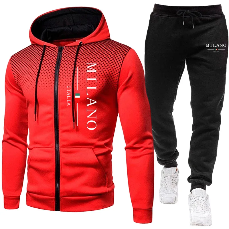 New Men's Jacket Tracksuit Cas - Streetwear Zipper recension och pris
