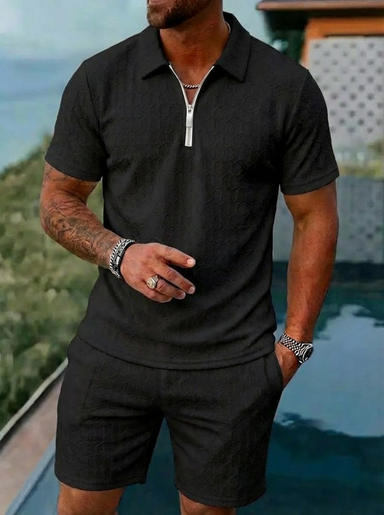 Summer New Men's Fashion Zippe - Streetwear Zipper recension och pris