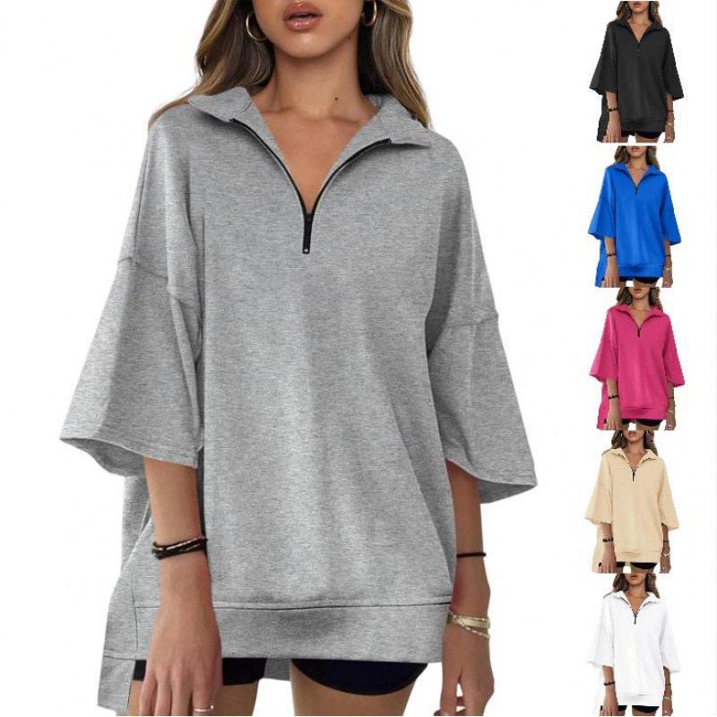 Long V-Neck Women's Sweatshirt - Streetwear Brand Collection recension och pris
