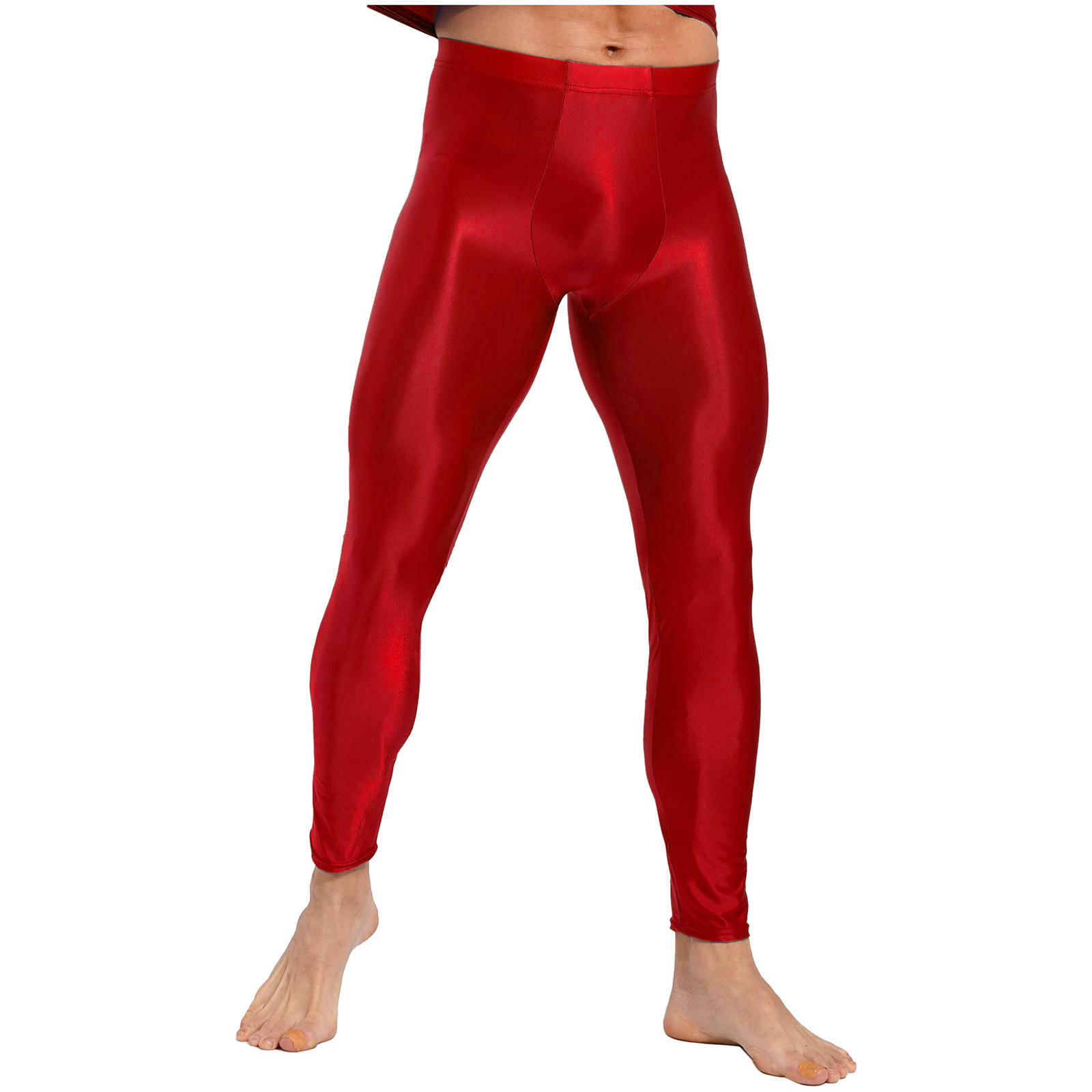 Men's Glossy Oil Tights Long P - Streetwear Brand recension och pris