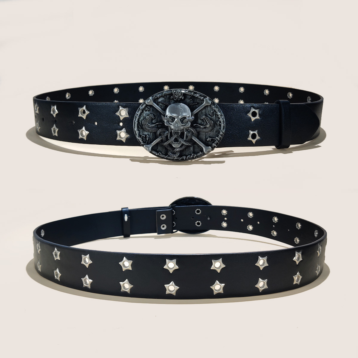Gothic Men's Belts High-end Lu - Streetwear Brand Belts recension och pris