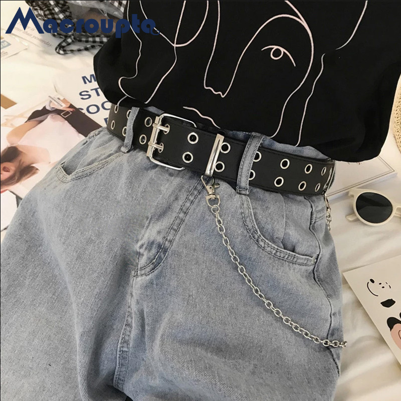 Women Punk Goth Belts Brand Le - Streetwear Brand Belts recension och pris