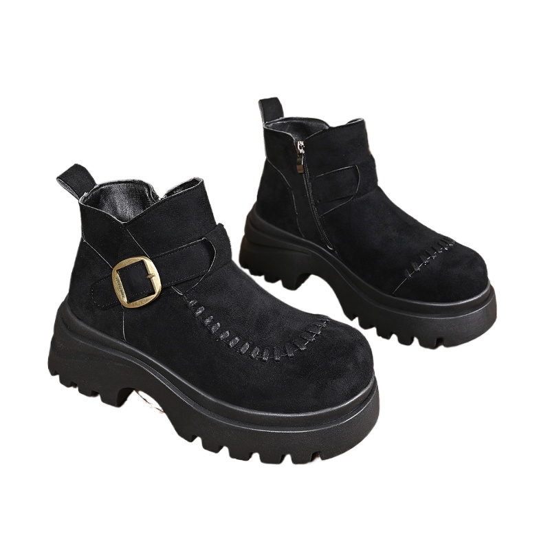 New Winter Platform High Heel  - Streetwear Zipper recension och pris