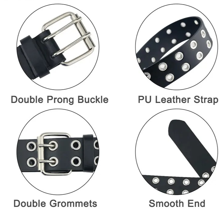 Women Punk Goth Belts Brand Le - Streetwear Brand Belts recension och pris