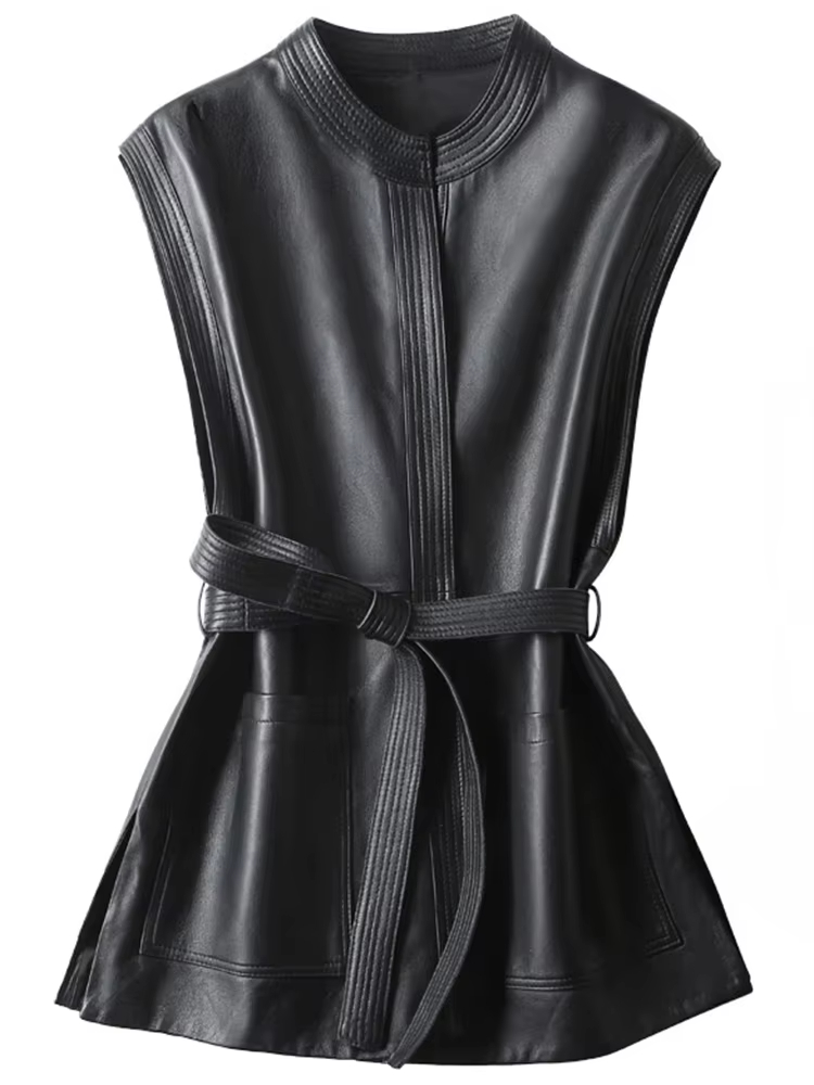 Spring Autumn Black Soft Pu Le - Streetwear Brand Belts recension och pris