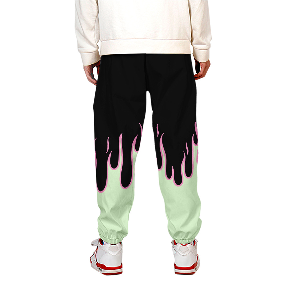 Colorful Flame Sweat Pants 3D  - Streetwear Brand recension och pris