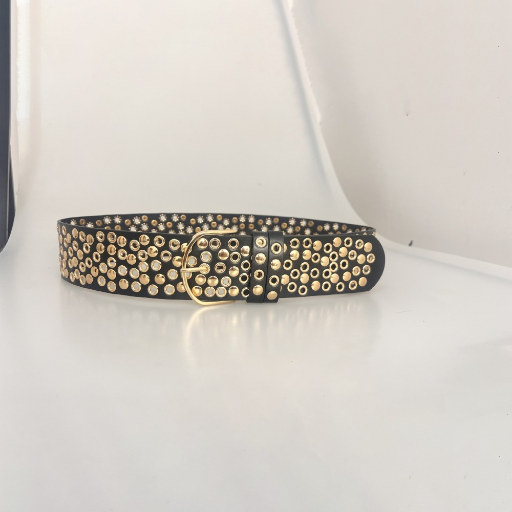 Punk Hollow Eyelet Rivet Belt  - Streetwear Brand Belts recension och pris